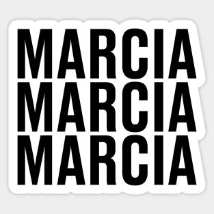 Marsha. Marsha. Marsha Sticker